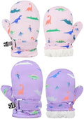 Toddler Mittens Lined Fleece Snow Gloves by Fynnsure