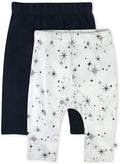 HonestBaby Unisex-Baby Multipack Harem Pants Roomy Fit Pull on Bottoms 100% by HonestBaby