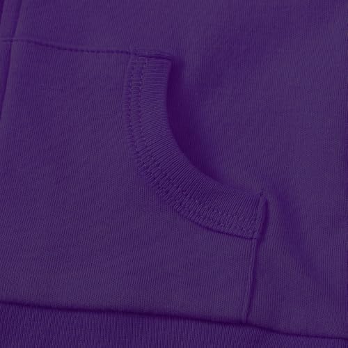 ROMPERINBOX Unisex Solid Baby Sweatshirts Hoodies, Lightweight Full Zip-up - Image 5