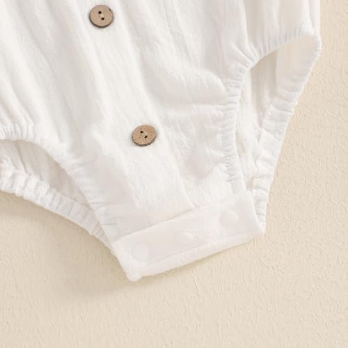 PUHHAPIEY Baby Boy Gentleman Wedding Outfit Dress Romper Suspender Pants | 0 3 - Image 5