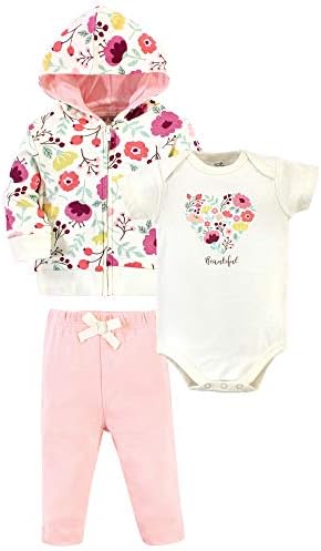 Touched by Nature Baby Organic Cotton Hoodie, Bodysuit Or Tee Top, and Pant - Image 2