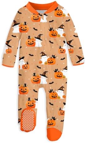 uideazone Baby Girls Footed Pajamas, Zip Sleeper by uideazone