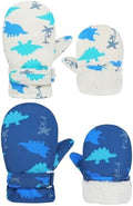 Toddler Gloves Kids Mittens Winter Warm Lined Fleece Gloves Waterproof Snow by Slivery+Color
