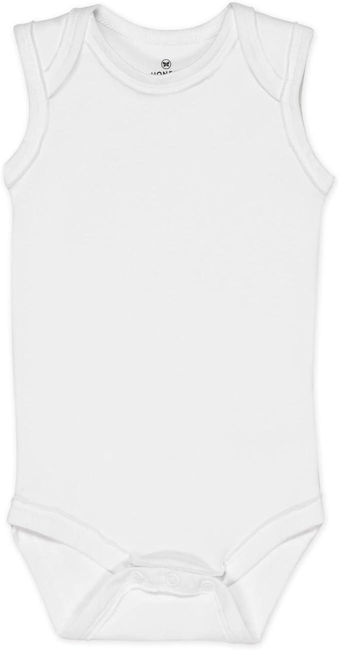 HonestBaby baby-boys Sleeveless Bodysuits One-piece 100% Organic Cotton - Image 6