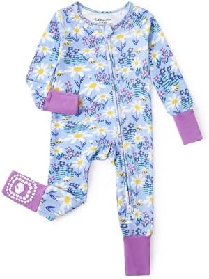 PATPAT Organic Cotton Baby Footie Pajamas by PATPAT