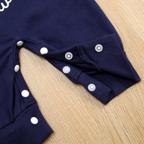 GRNSHTS Newborn Baby Boy Romper Coming Home Outfits Letter Print Bodysuit - Image 6