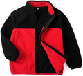 Toddler Boys Girls Fleece Jacket Lightweight Fall Spring 2-12 Years by EIGIOO