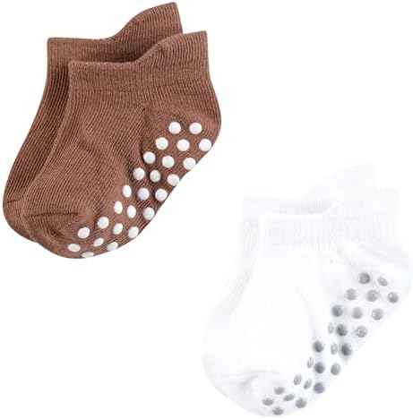 Hudson Baby Unisex Baby Non-Skid No-Show Socks - Image 6