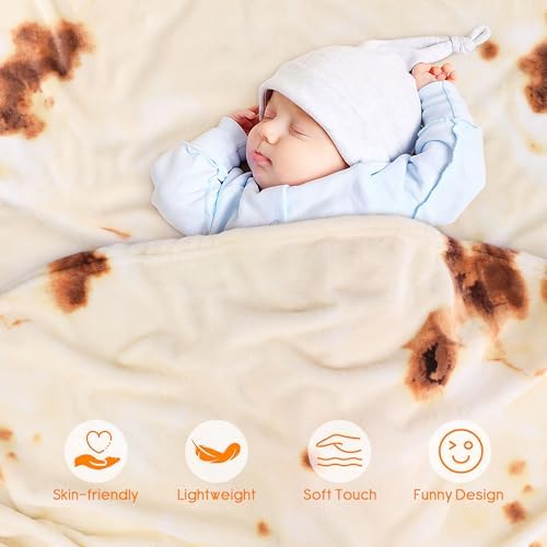 SeaRoomy Baby Burrito Tortilla Blanket, Baby Swaddle Blanket - Image 2