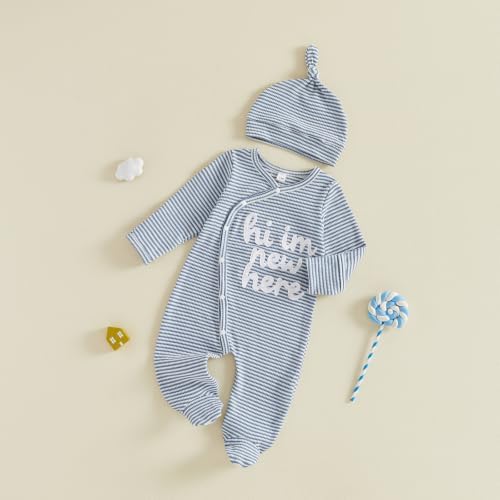 Kuriozud Newborn Baby Boy Going Home Outfit Kimono Romper - Image 4
