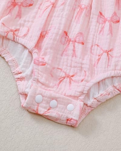 Renotemy Baby Girl Clothes Summer Newborn Girls Outfits Preemie-18Months - Image 5