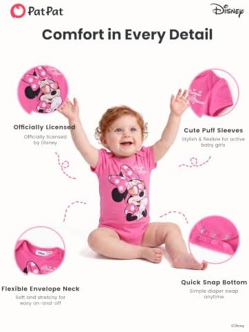 Disney Stitch Princess Marvel Spiderman Mickey and Friends Baby Girls Clothes - Image 6