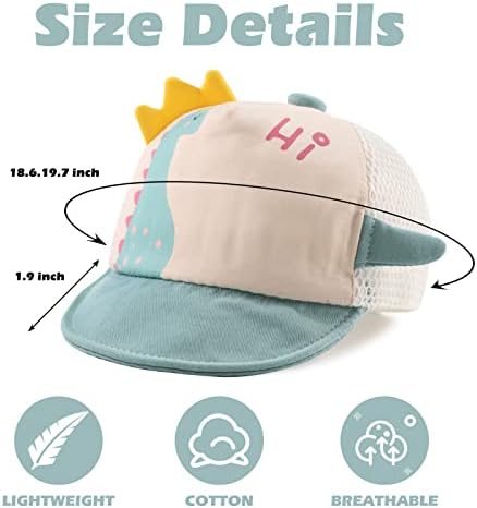JANGANNSA Baby Duck Cap Infant Kids Sun Hat Bear Cute Cartoon Caps Spring Summer - Image 6