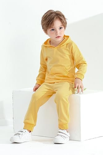 Happy Town Baby Fall Outfits for Girl Boy Long Sleeve Hoodie Top and Long - Image 6