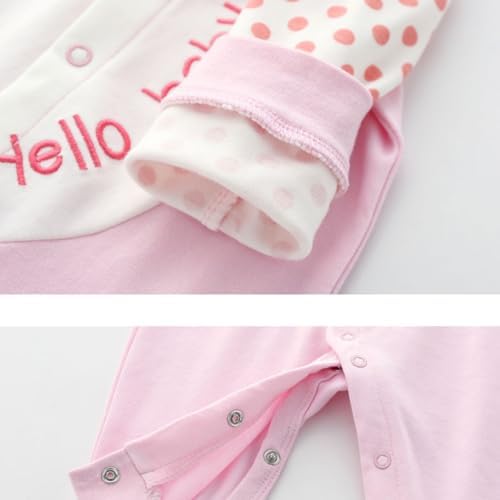 Infant Baby Girl Long Sleeve Romper Cotton Cute Style Newborn Toddler Jumpsuit - Image 5