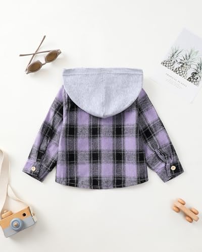 Toddler Baby Boy Long Sleeve Shirt Flannel Buffalo Plaid Shirts Button Down - Image 5