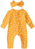 Mikrdoo Newborn Baby Girl Clothes Long Sleeve Romper by Mikrdoo