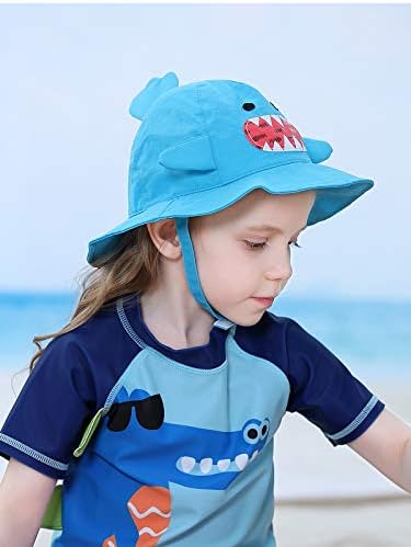 Azue Cute Baby Sun Hat, Wide-Brim Toddler Bucket Hats - Image 5