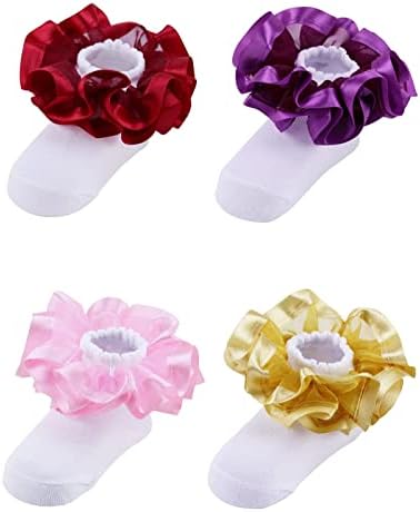 PrinceSasa Little Baby Girl Princess Lace Ruffles Socks Set - Image 4