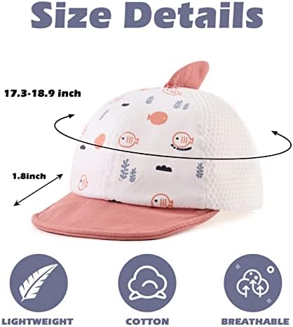 JANGANNSA Baby Duck Cap Infant Kids Sun Hat Bear Cute Cartoon Caps Spring Summer - Image 6