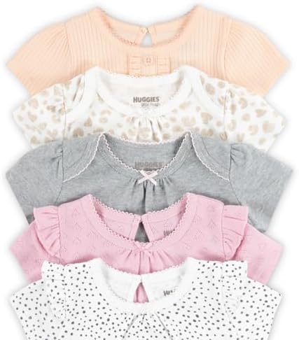 HUGGIES Baby 5-pack Elevated Bodysuit - Image 4