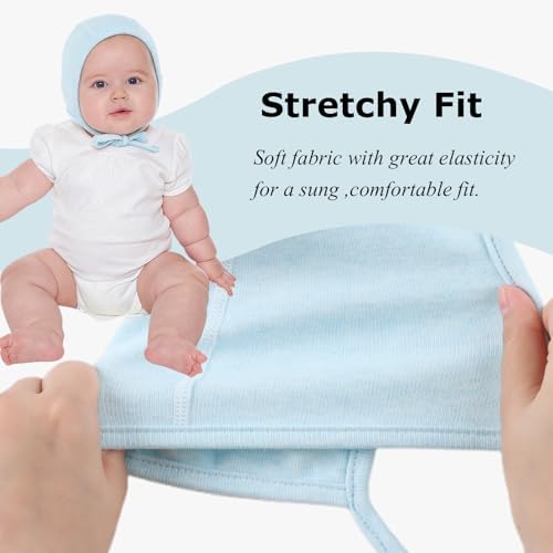 Yuoahcn Newborn Hats for Baby Girls Boys Cotton Beanie Soft Infant Hat - Image 3