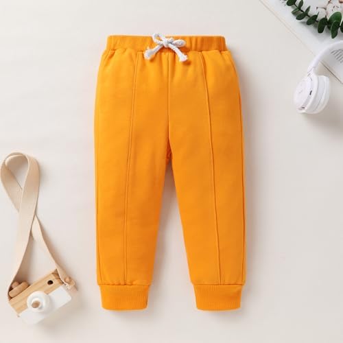 YOUNGER TREE Baby Clothes for Girls Boy Solid Color Hoodie and Sweatpants - Image 5