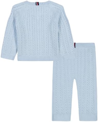Tommy Hilfiger Baby Boys' 2-piece Fleece Set, Sweatshirt and Jogger Sweatpant - Image 2