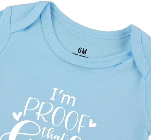 listery I'M Proof That God Answers Prayers Baby Bodysuit Baby Religious Infant - Image 4