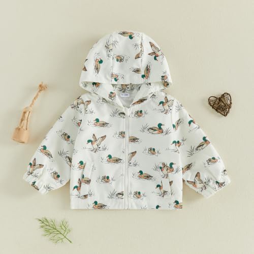 Toddler Baby Girl Windbreaker Jacket Zip Up Hoodie Long Sleeve Sweatshirt - Image 5