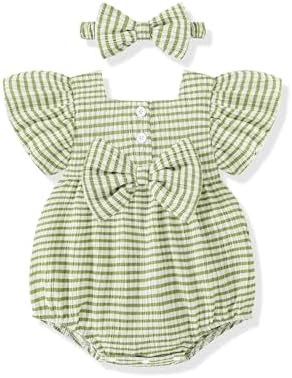 Vibebox Baby Girls Clothes Summer One-sies Romper Outfit Preemie-18 Months by WelcometoSelectbyVibebox