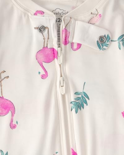 Carter's Baby Girls' Purelysoft 1-piece Pajamas - Image 5