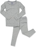 AVAUMA Stripe Pattern Baby Boys Girls Pajama Set Kids Toddler Snug fit Ribbed by AVAUMA