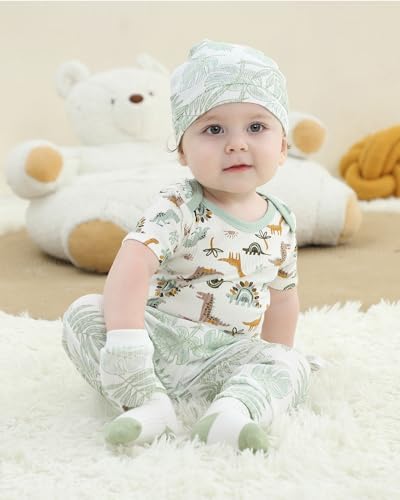 Baby Hats Mittens and Socks Set Soft Cotton Newborn Hat Glove - Image 3