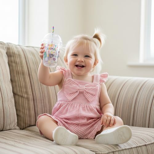Little Girl Romper Toddler Overalls Summer Bow Jumpsuit Boho Outfit 6M-5T - Image 2