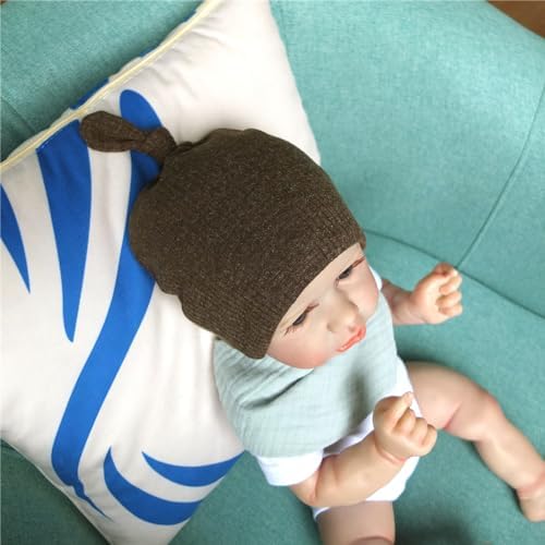 Silky Satin Lined Newborn Hat Hair Care Knot Beanie Hats - Image 7