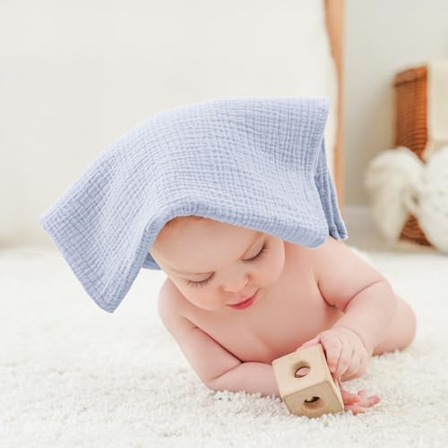 Bearmoss 6 Pack Muslin Burp Cloths - Image 7