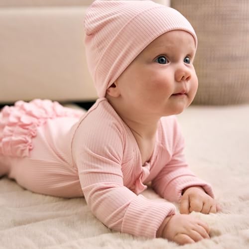 Little Sleepies Ruffle Zippy, Viscose from Bamboo Baby Pajamas, Girls Sleepers - Image 3