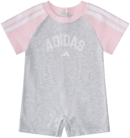 adidas baby-girls Short Sleeve Romper by Unknown