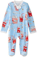 Butterblu Scout Sleep & Play 100% Organic Cotton Footed Zip Front PJs | GOTS by Butterblu