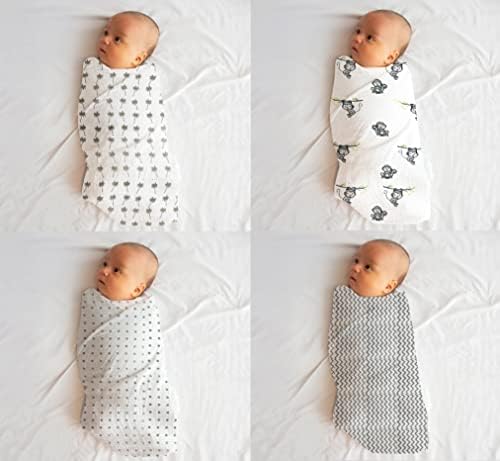100% Muslin Swaddle Blankets, Baby Swaddling Blankets - Image 2