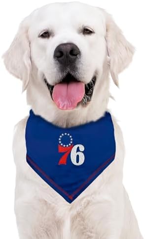 Pets First NBA Philadelphia 76ERS TIE Bandana, Size Large/X-Large. Dog Bandana - Image 3