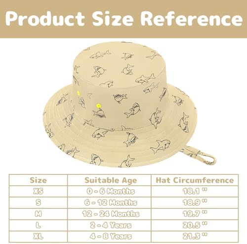 Baby Sun Hat Baby Boy Hats Toddler Hat UPF 50+ Bucket Hat - Image 7