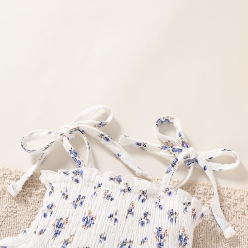 YOUNGER TREE Baby Girl Clothes Infant Summer Romper Dress Sleeveless Bodysuit - Image 5