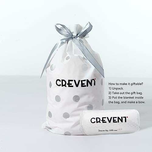 CREVENT Minky Baby Blanket for Girls Boys, Soft Plush Receiving Blanket for - Image 2