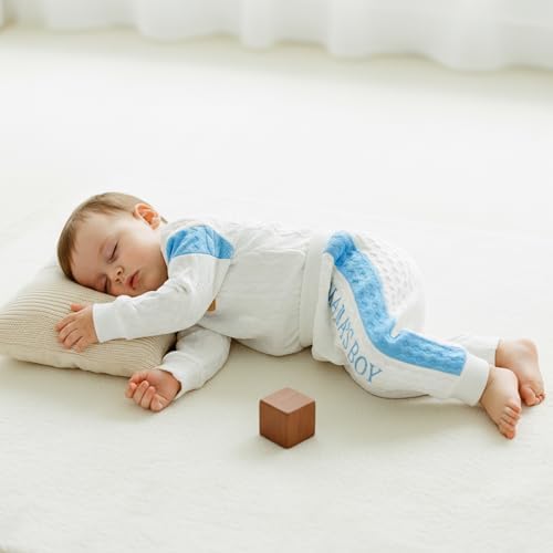Giraropa Newborn Baby Boy Clothes Rib Knit Romper Jumpsuit Solid Sweater - Image 2