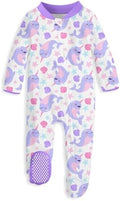 uideazone Baby Girls Footed Pajamas, Zip Sleeper by uideazone