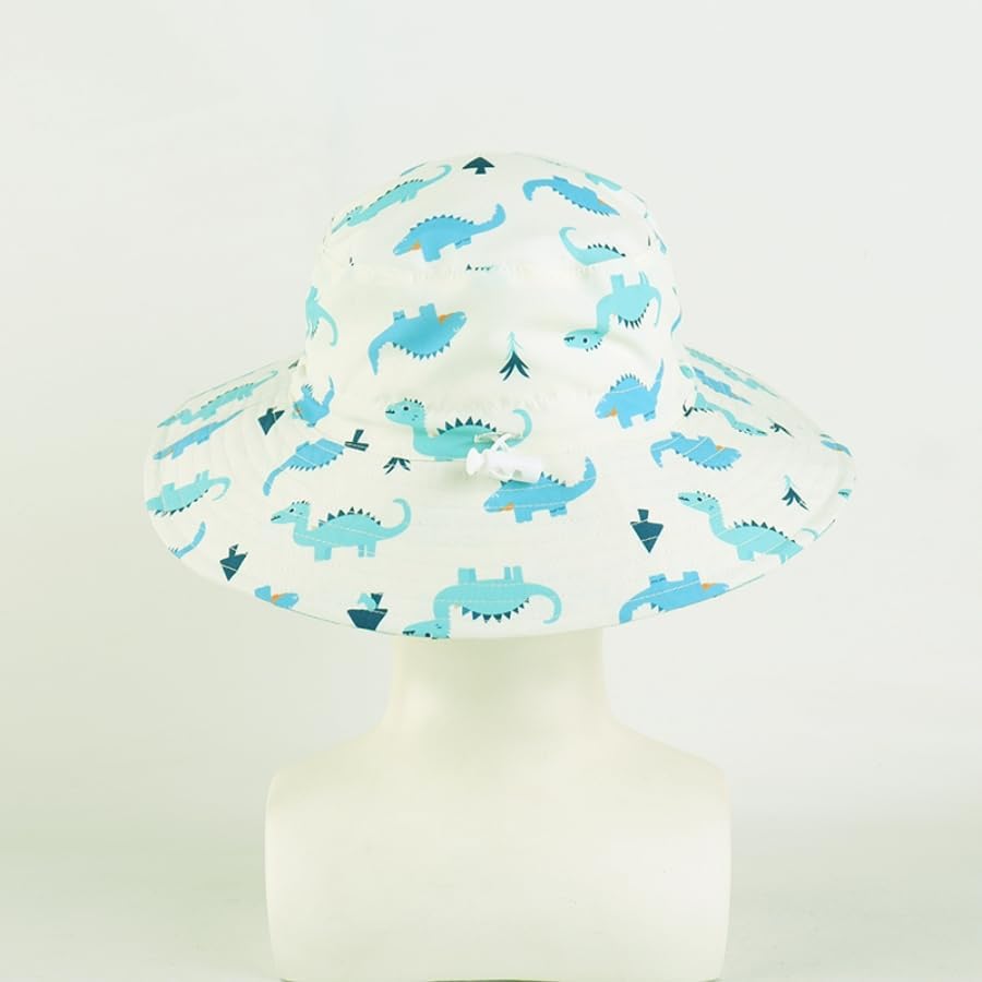 LANGZHEN Sun Protection Hat for Kids Toddler Boys Girls Wide Brim Summer - Image 4