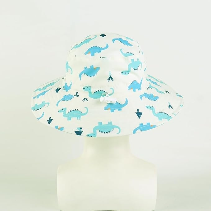 LANGZHEN Sun Protection Hat for Kids Toddler Boys Girls Wide Brim Summer - Image 4