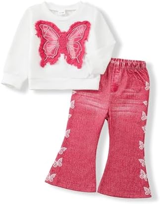 Renotemy Toddler Baby Girl Clothes Fall Winter Outfits Gifts 12Months-5T by Renotemy